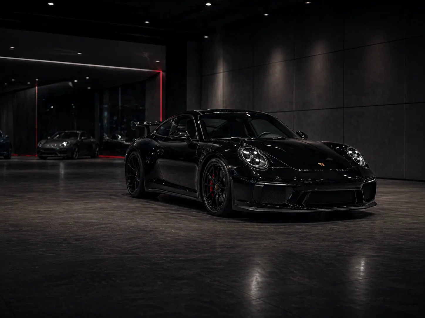 Marketplace showroom background