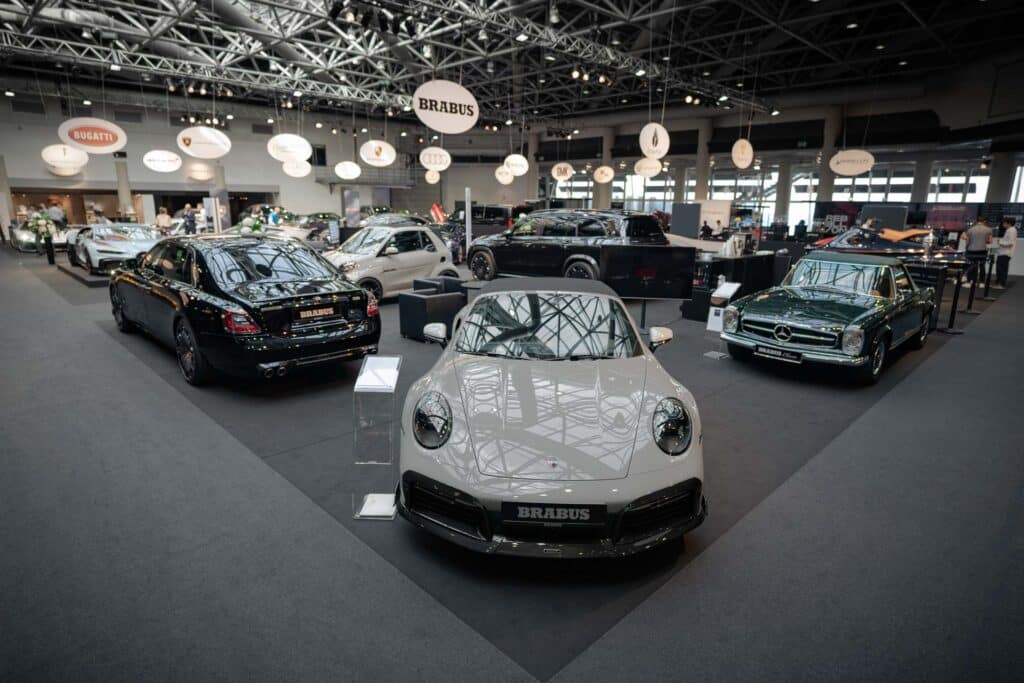 Marketplace showroom background